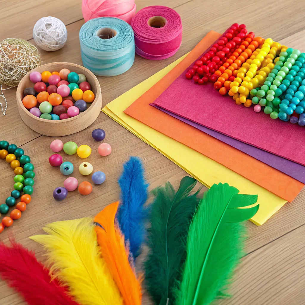 Colorful Handicraft Supplies